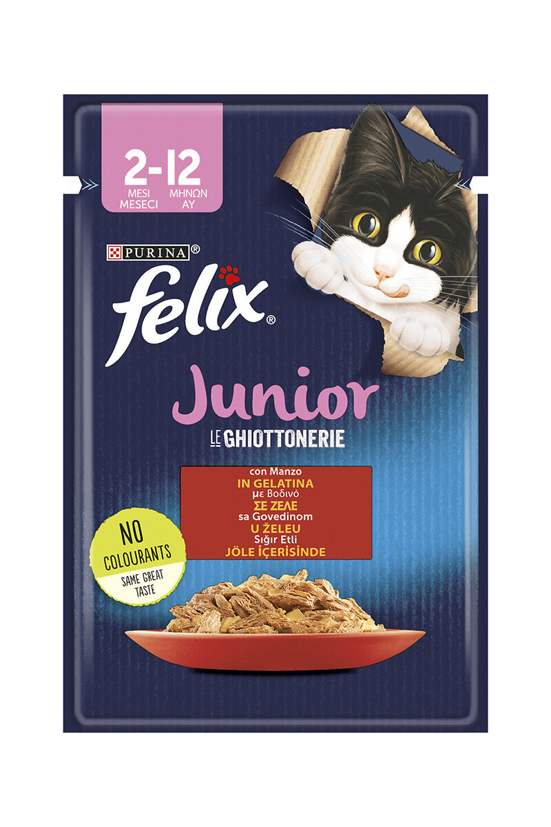 Felix Pouch Yavru Sığır Etli 85g