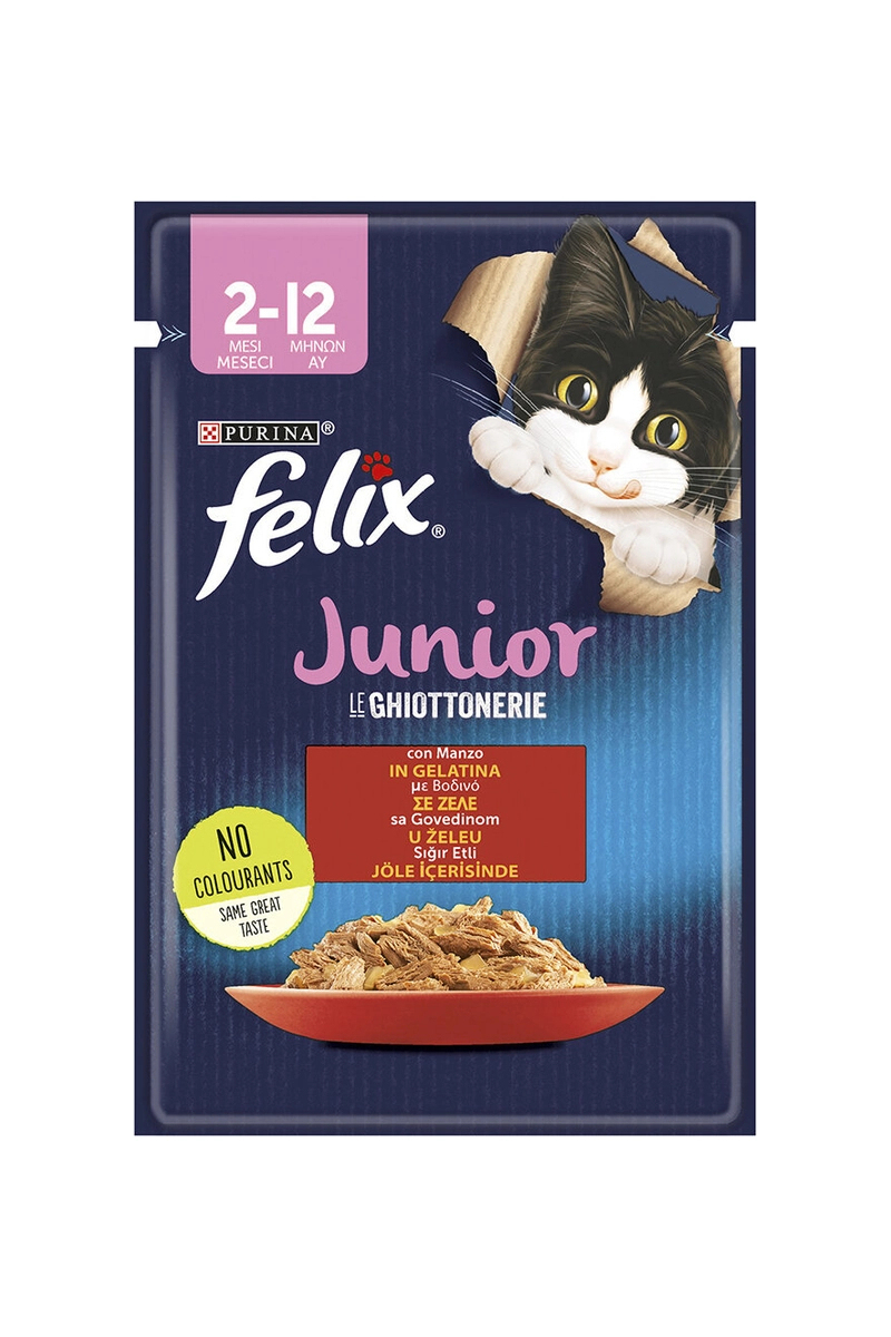 Felix Pouch Yavru Sığır Etli 85g