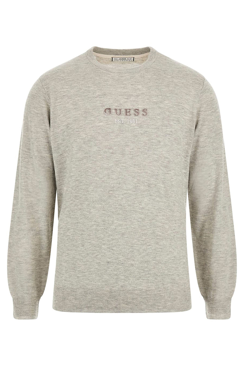 Guess Erkek İpek, Yün Karışımlı Kazak M4YR04Z3052