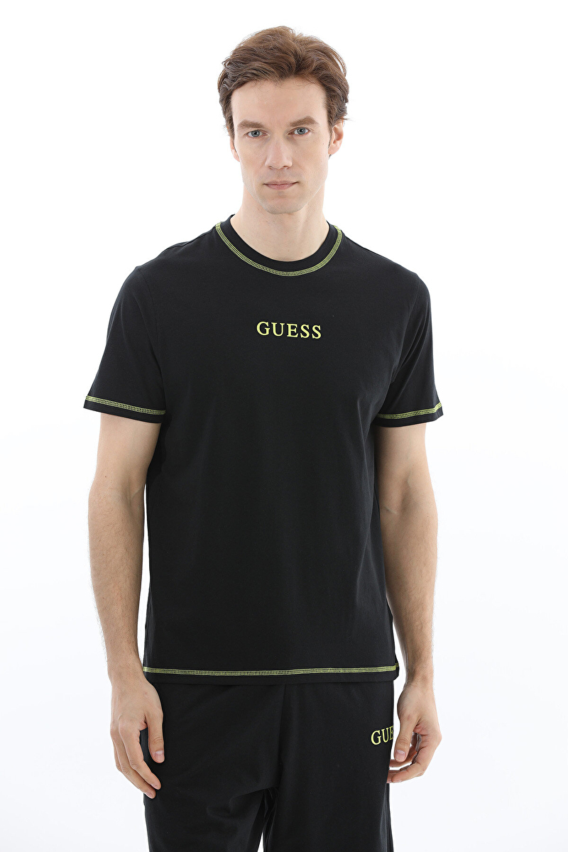 Guess Erkek Pijama Takımı U6GX03.JBLK