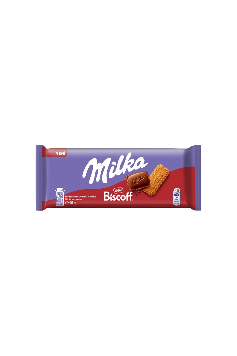 Milka Lotus Biscoff Tablet Çikolata 90 g