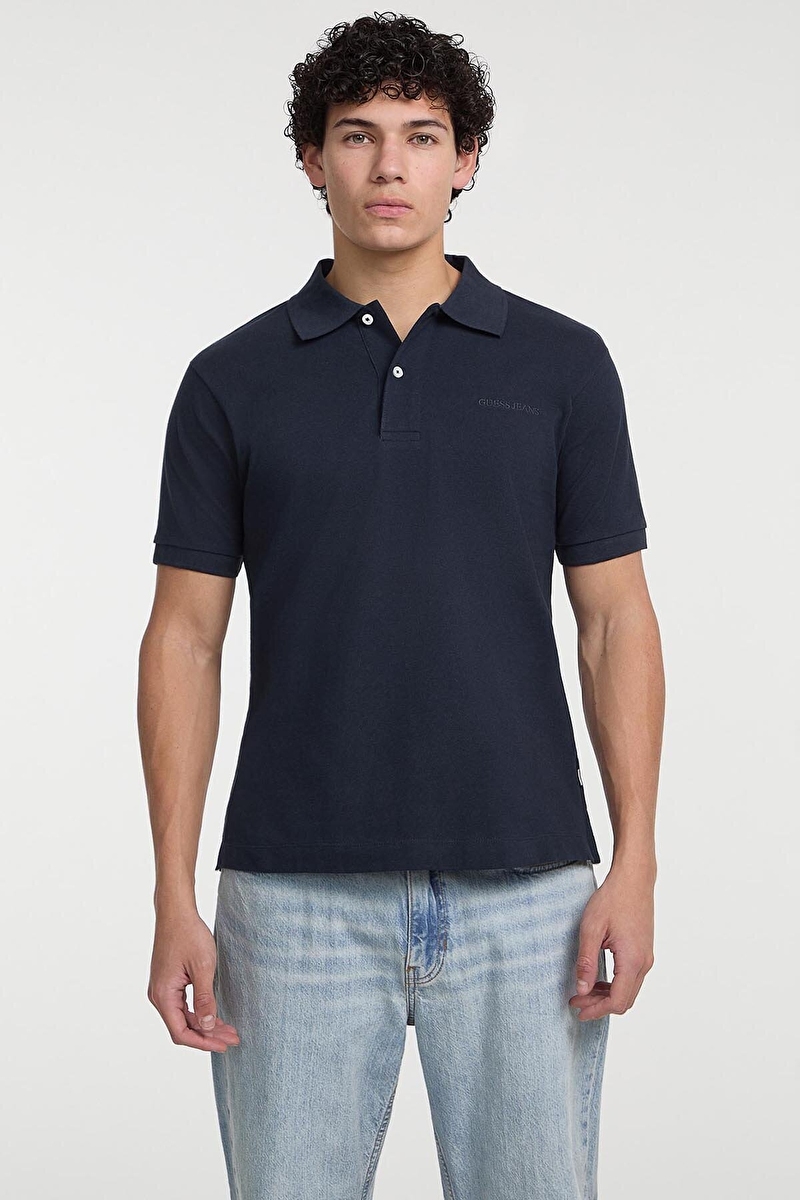 Guess Jeans Erkek Regular Fit Polo Yaka Tişört M4BP29KCJV1