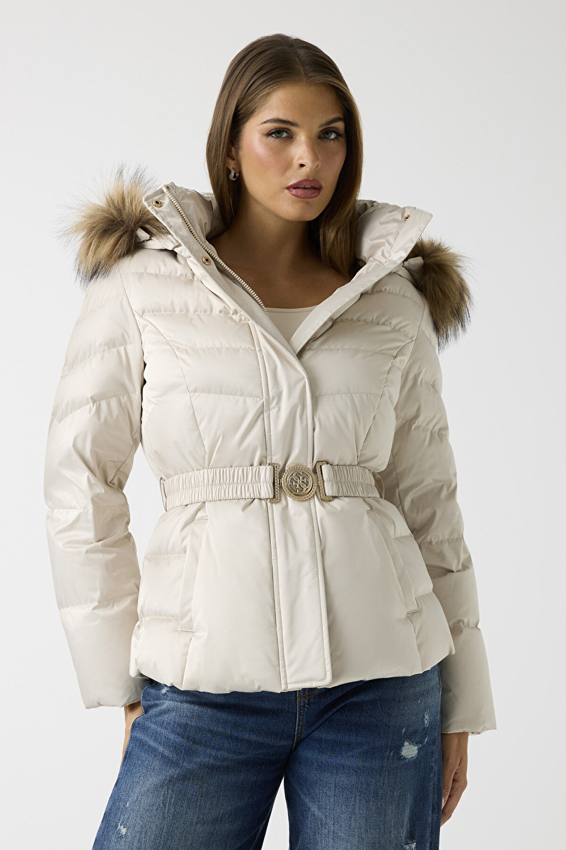 Guess Kadın Kuş Tüyü Şişme Mont W5BL31W2802
