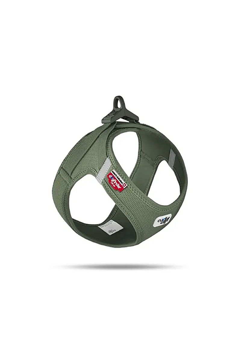 Curli Vest Harness Clasp Air-Mesh Köpek Göğüs Tasması Moss Xlarge