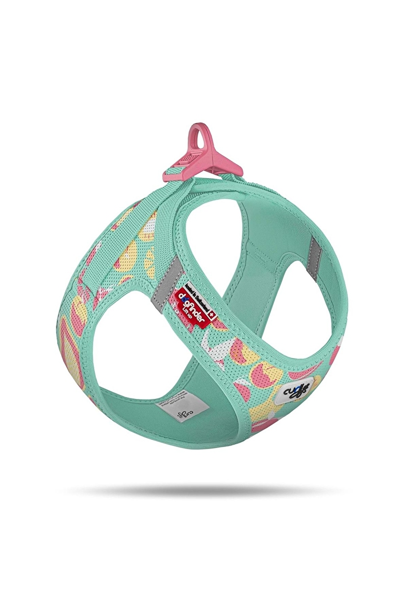 Curli Vest Harness Köpek Göğüs Tasması (XL) 55,5�62,7cm Turkuaz