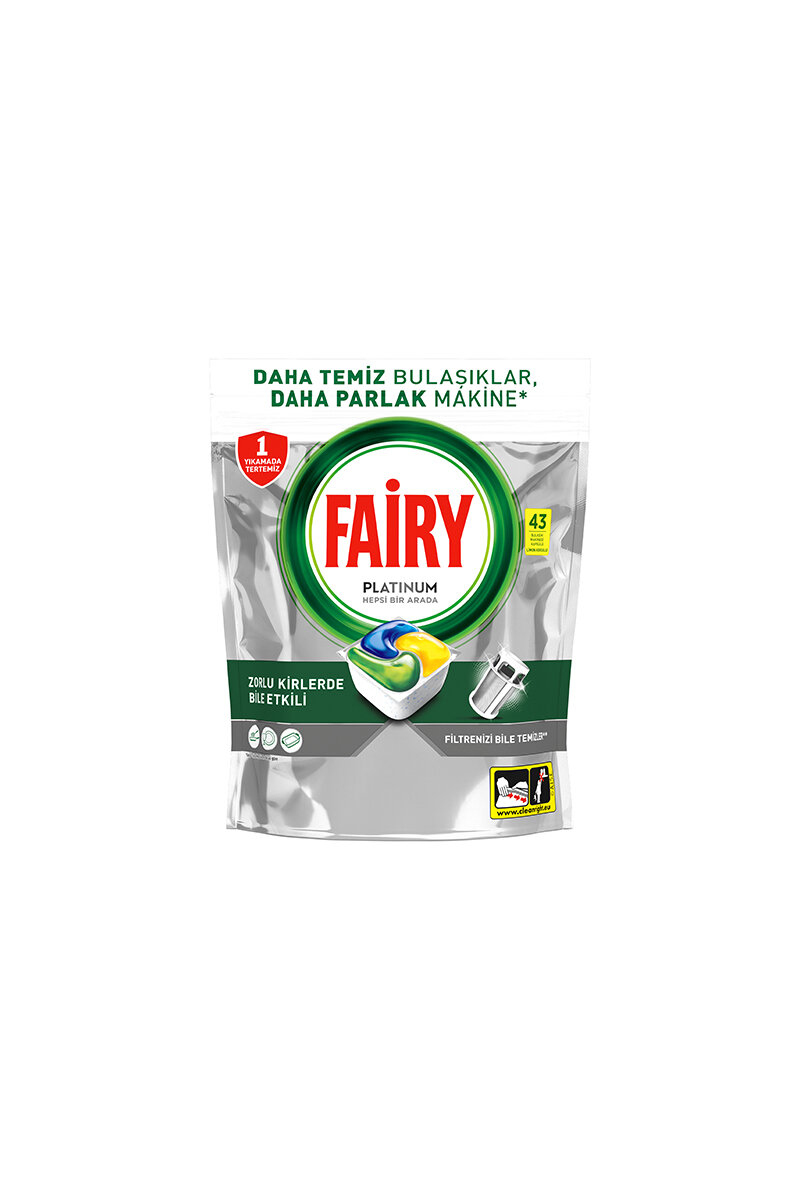 Fairy 43'lü Bulaşık Makinesi Tableti Platinum