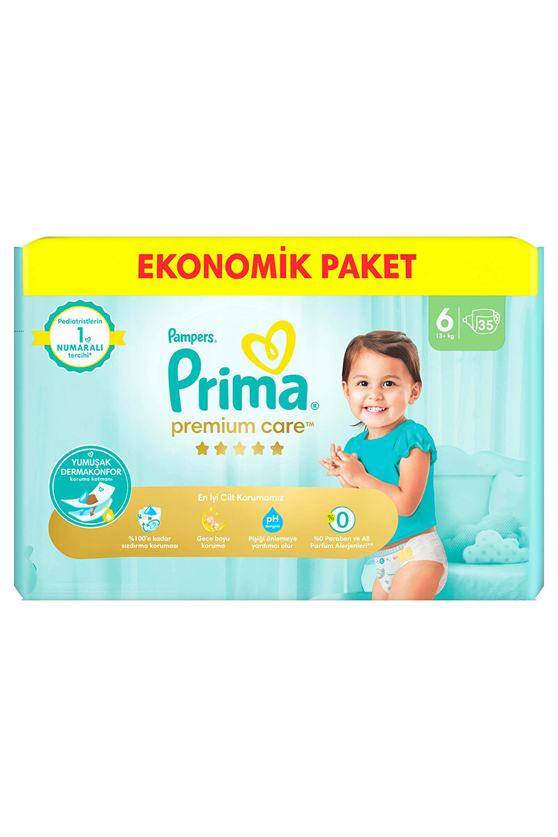 Prima Premium Care Eko (6) XL +13 kg 35 Adet Bebek Bezi