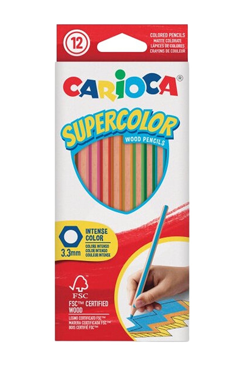 Carioca Supercolor Kuru Boya Kalemli 12'li