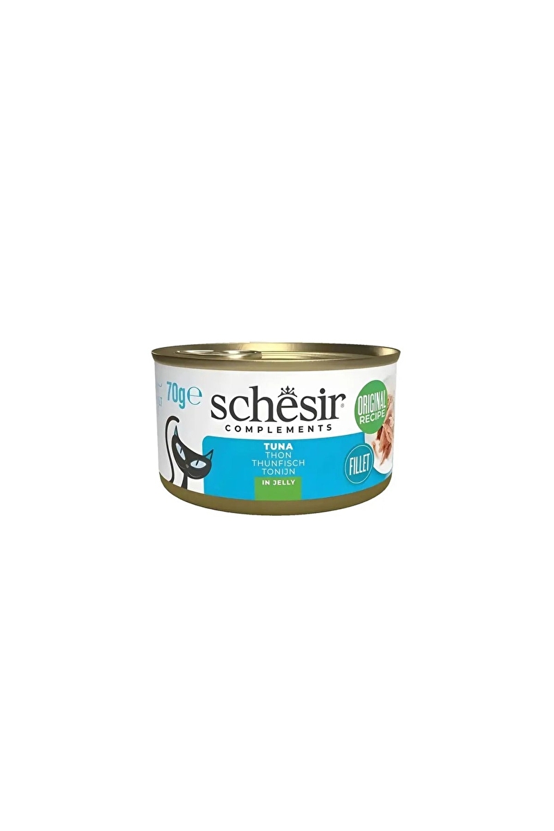 Schesir Tamamlayıcı Ton Balıklı Jöle İçinde Kedi Konservesi 70 g