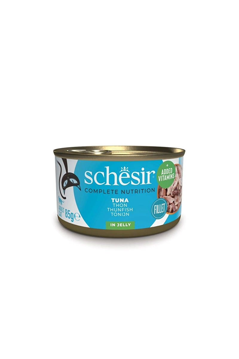 Schesir Jelly Ton Balığı Jöle İçinde Yetişkin Kedi Konservesi 85 g
