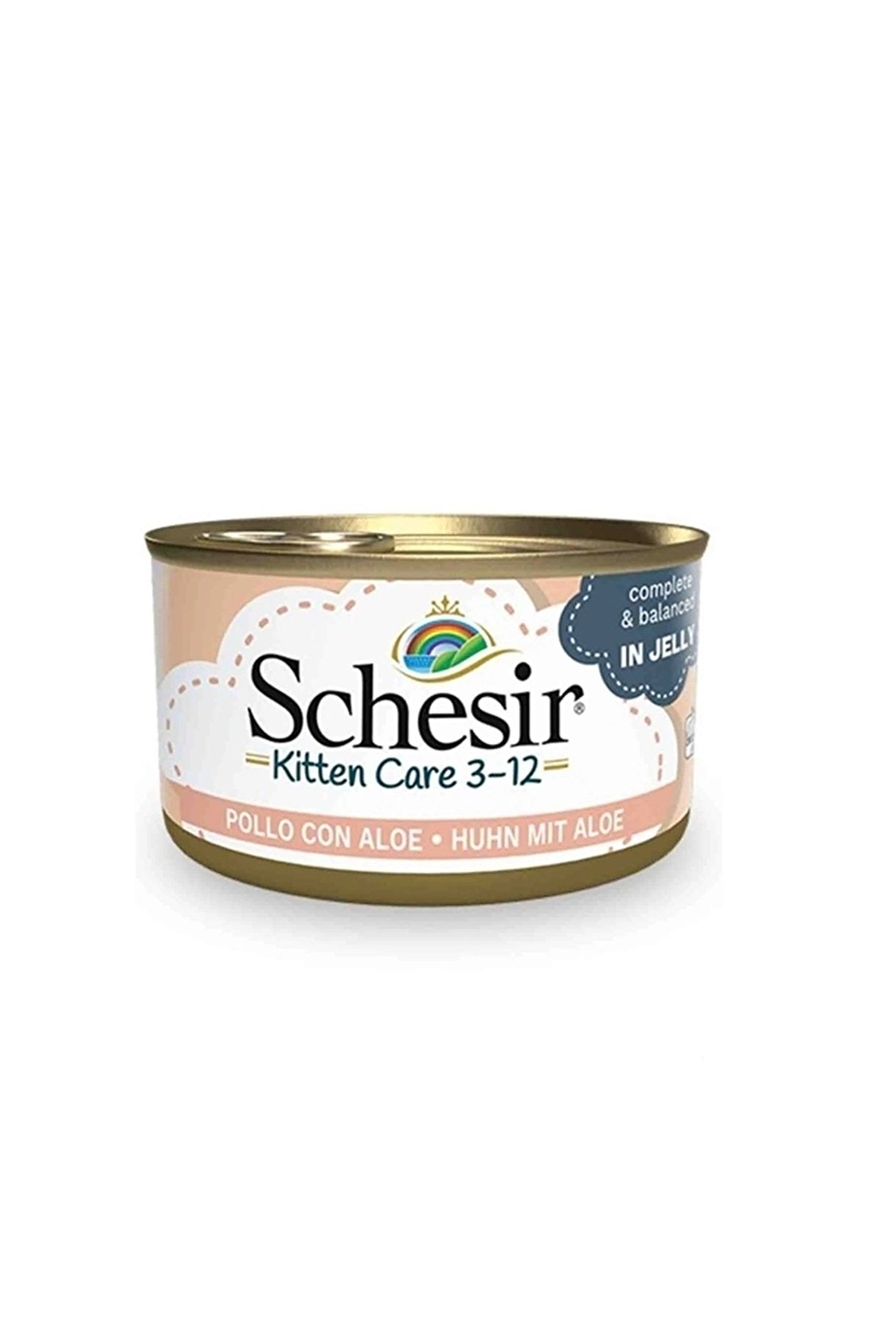 Schesir Tavuklu ve Aloeli Yavru Kedi Konservesi 85 g