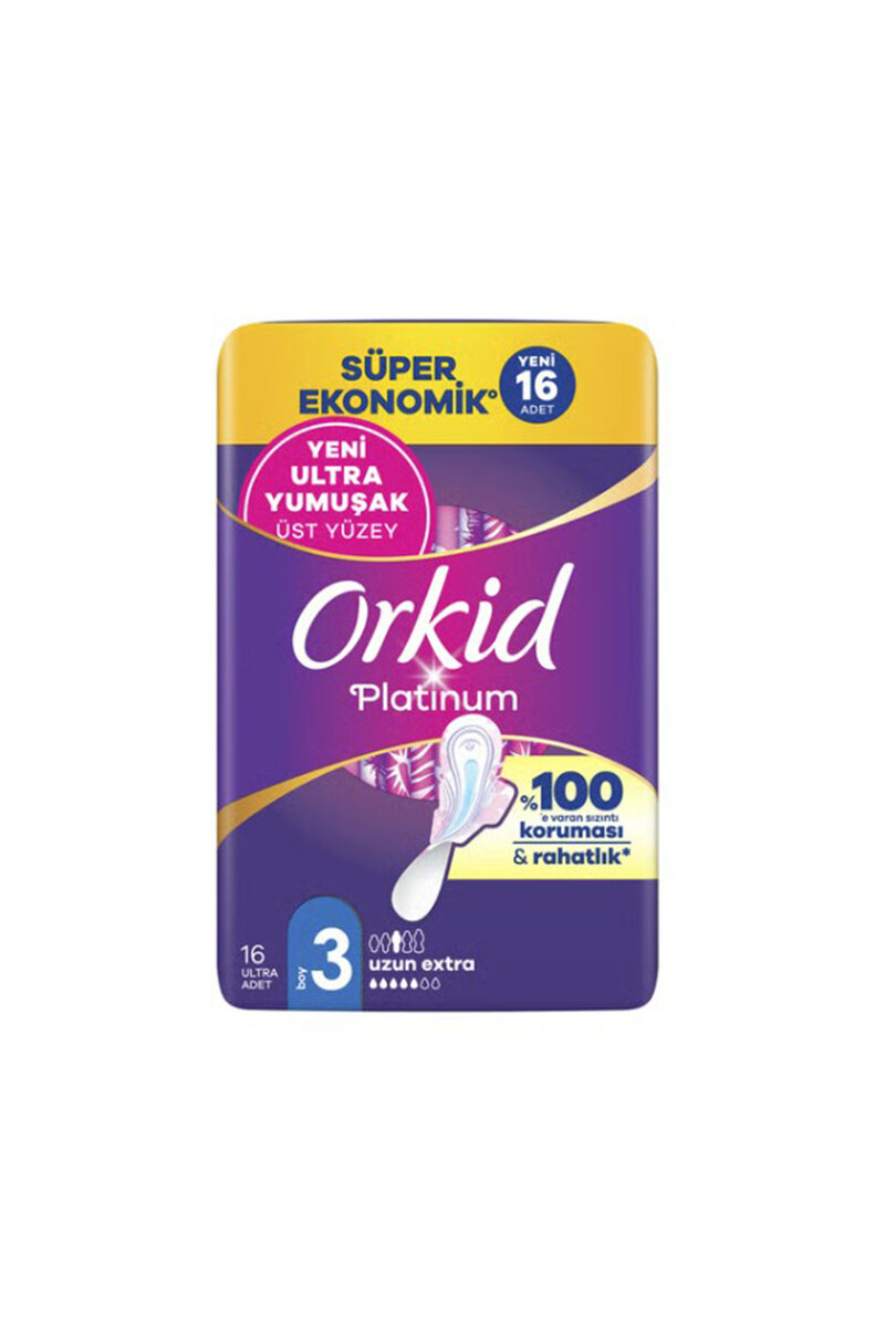 Orkid Platinum 4'lü Uzun Extra 16 Adet