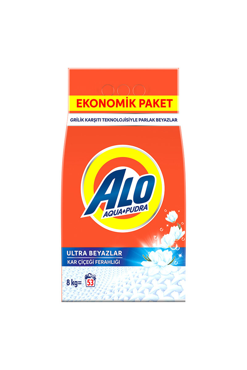 Alo Çamaşır Deterjanı 8 kg Ultra Beyazlar