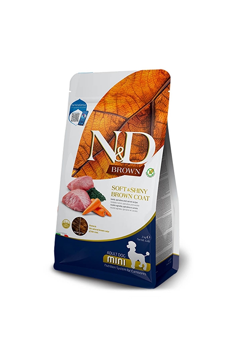 N&D Brown Kuzu Etli Mini Irk Yetişkin Köpek Maması 5 Kg