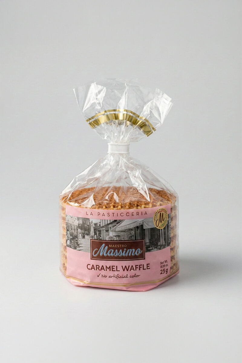 Massimo Caramel Waffle 252 g