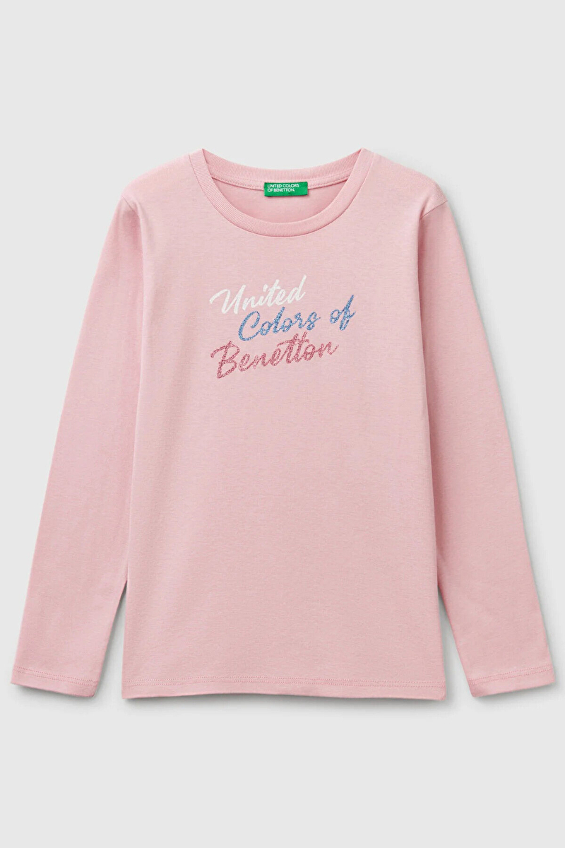 Unıted Colors Of Benetton Kız Çocuk Tişört 3I9WC10MY