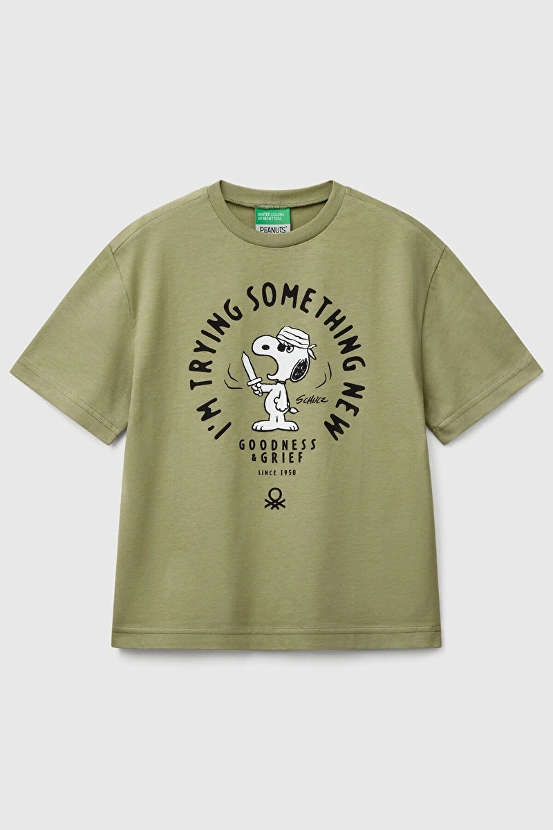 Unıted Colors Of Benetton Erkek Çocuk Tişört 3X1SC10NI