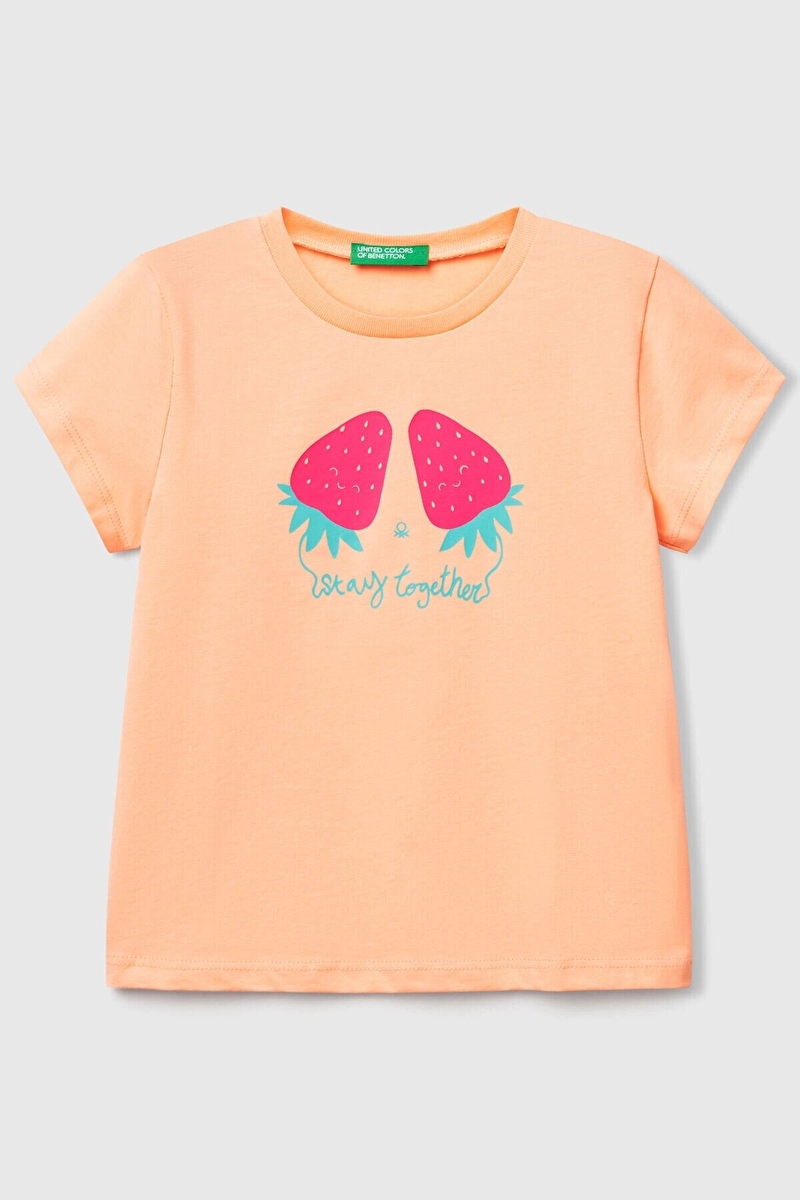 Unıted Colors Of Benetton Bebek Tişört 3JERG10J3