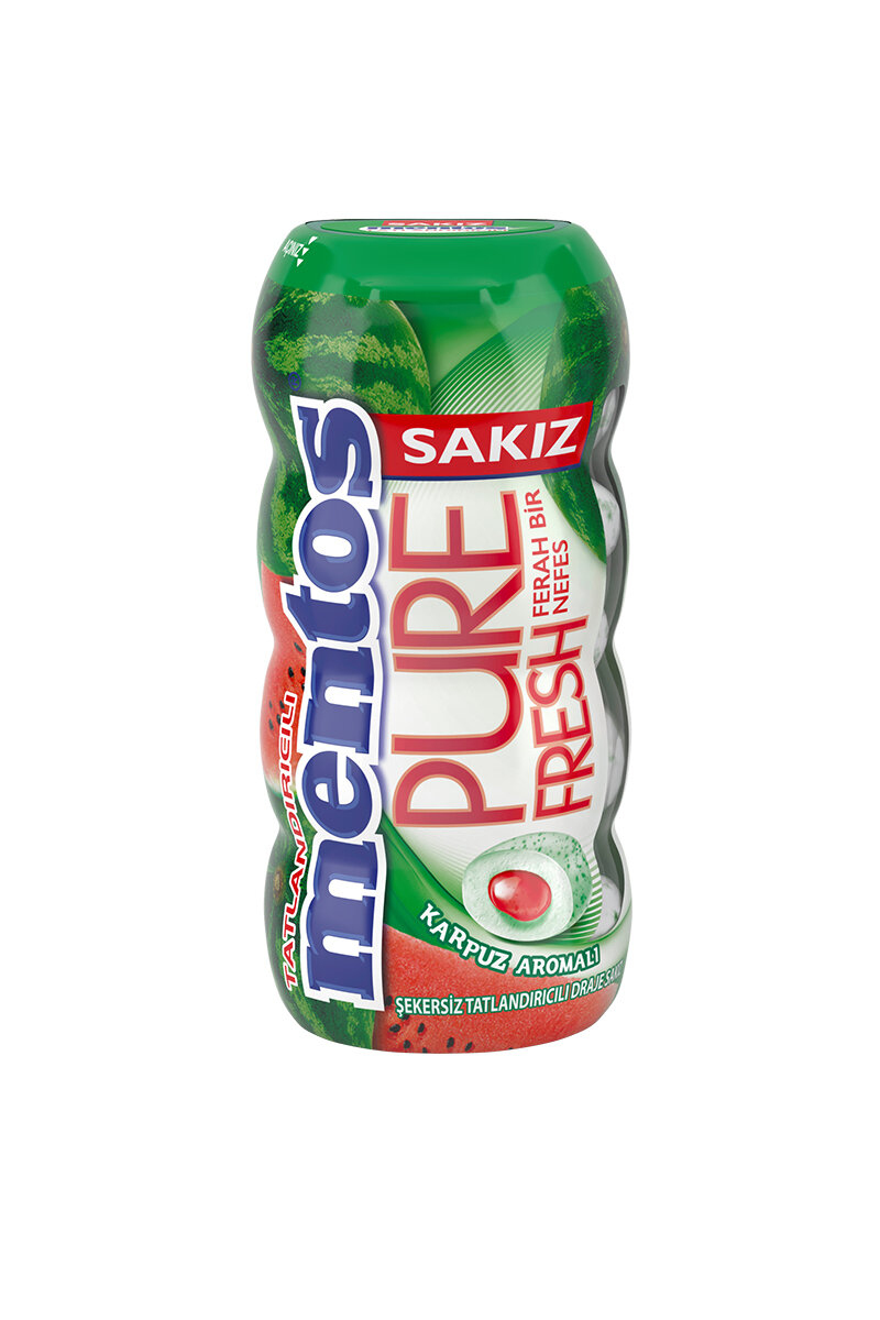 Mentos Pure Fresh Naneli Şişe Sakız 30 G