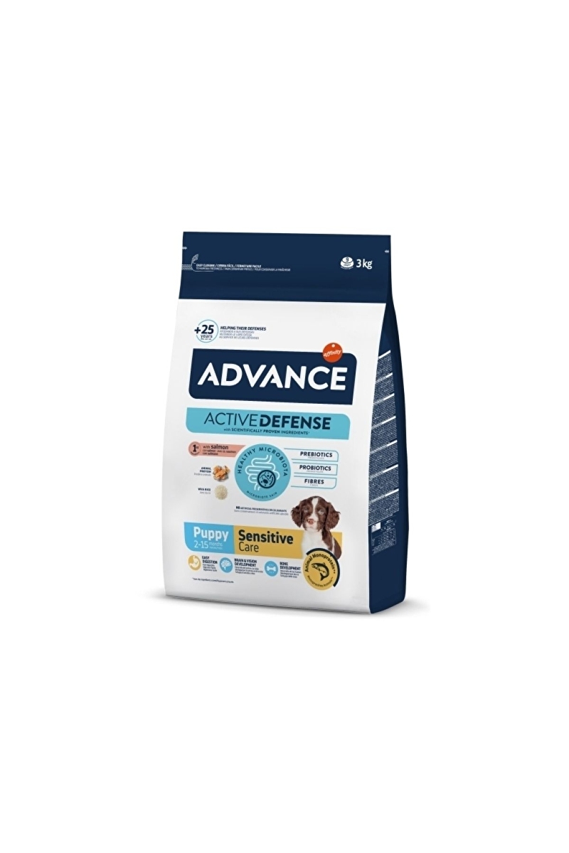 Advance Sensitive Care Somonlu Yavru Köpek Maması 3kg