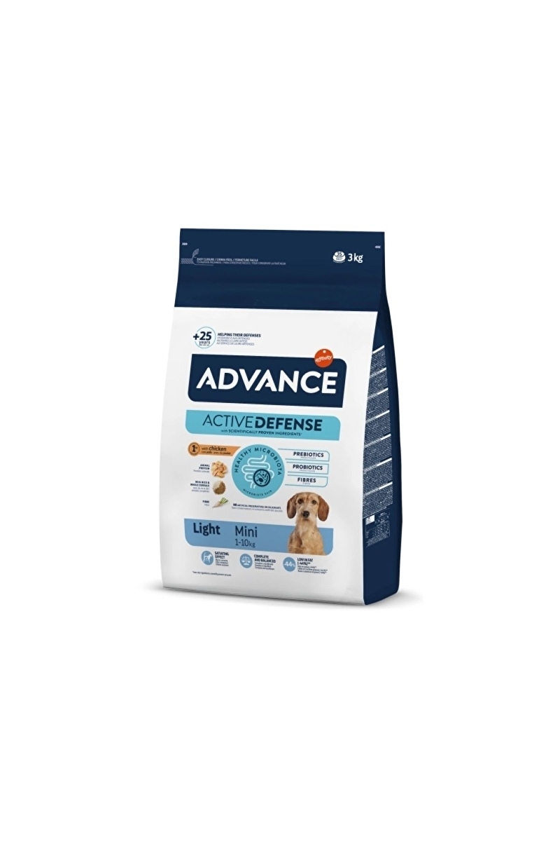 Advance Light Tavuklu Küçük Irk Köpek Maması 3kg