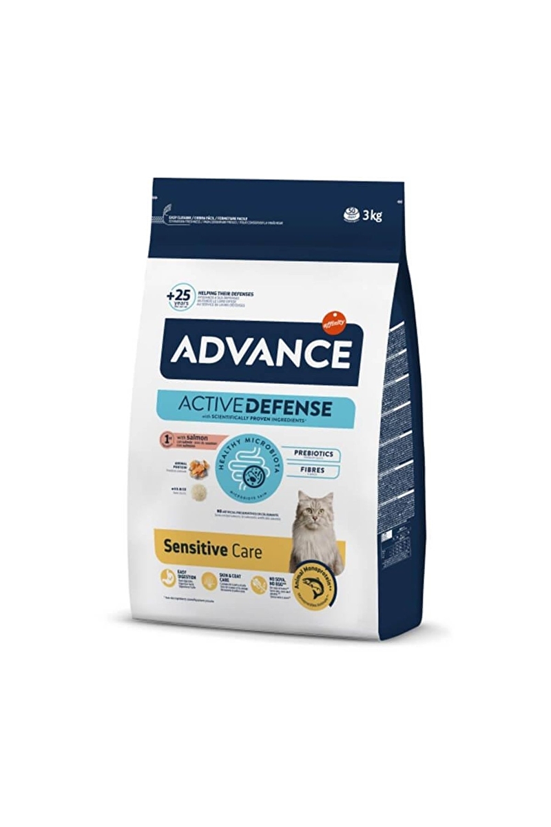 Advance Sensitive Care Somonlu Yetişkin Kedi Maması 3kg