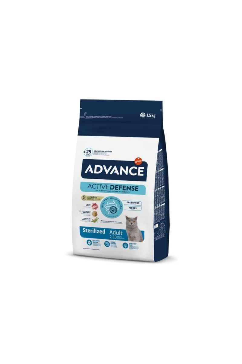 Advance Hindili Kısırlaştırılmış Kedi Maması 1,5 kg