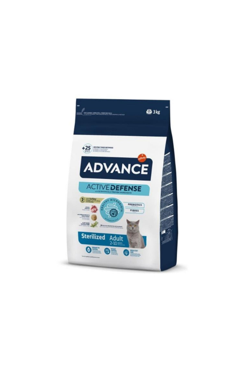 Advance Hindili Kısırlaştırılmış Kedi Maması 3 kg