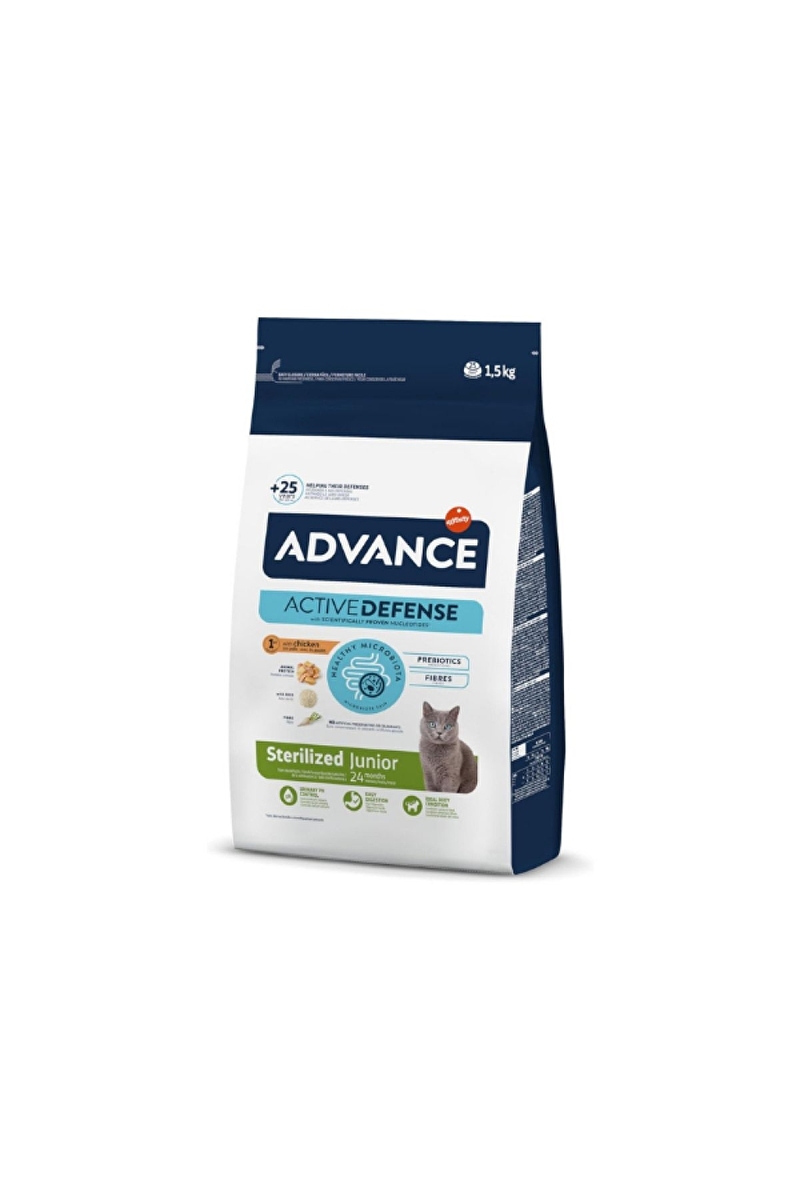 Advance Junior Tavuklu Kısırlaştırılmış Yavru Kedi Maması 1,5kg