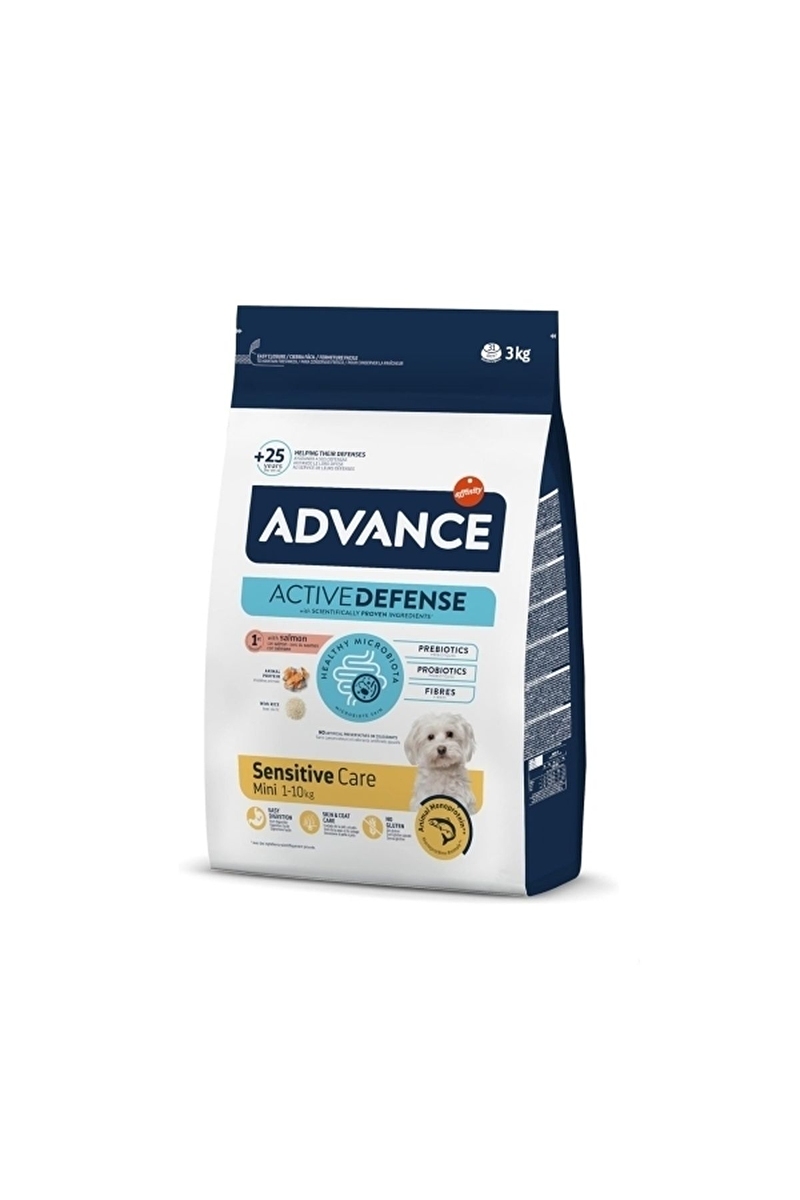 Advance Sensitive Care Somonlu Küçük Irk Yetişkin Köpek Maması 3kg