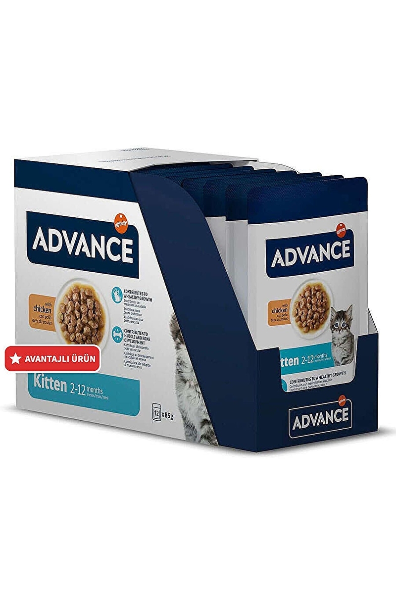 Advance Tavuklu Yavru Kedi Maması 85 gr