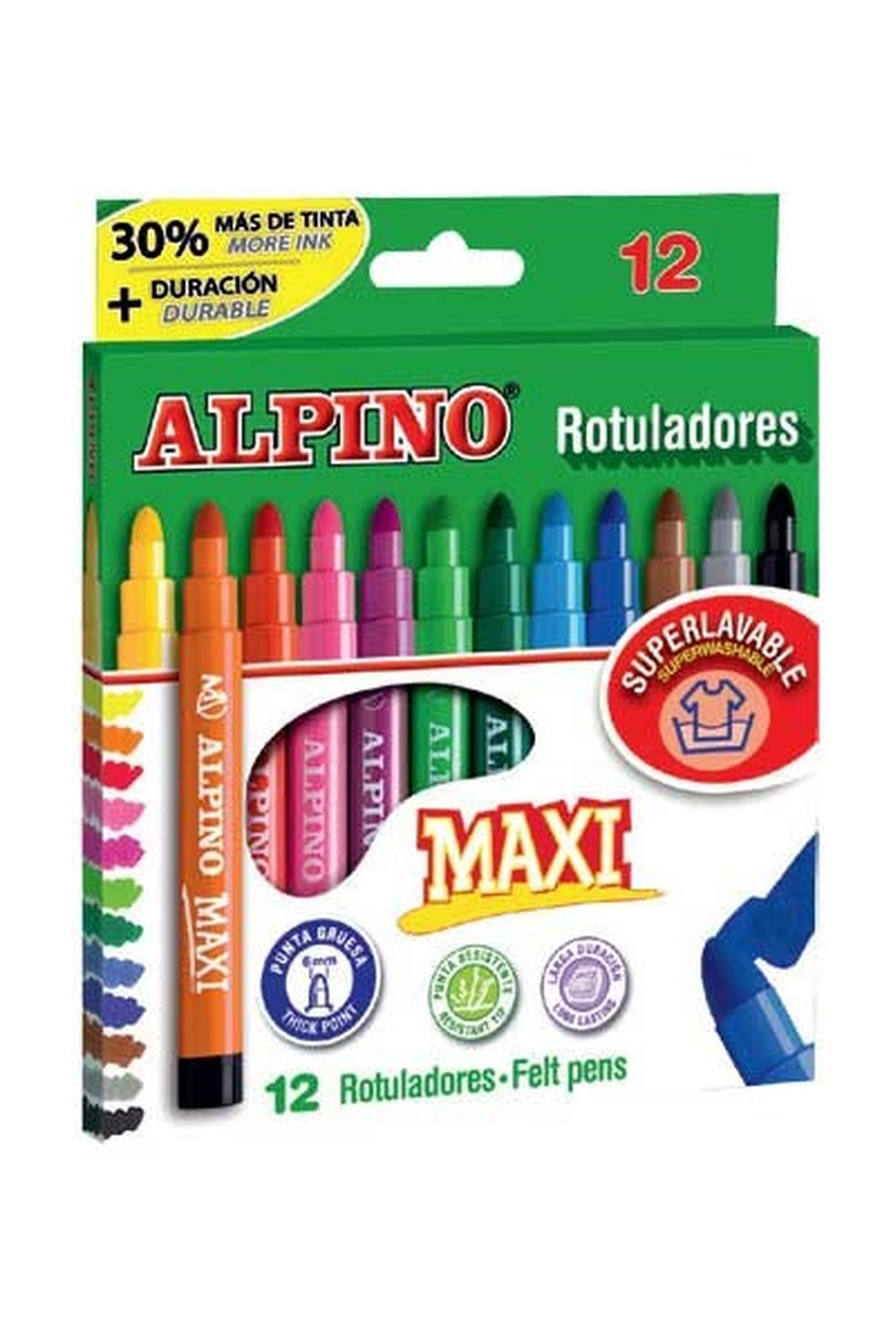 Alpino Maxi Keçeli Kalem 12'li AR-06