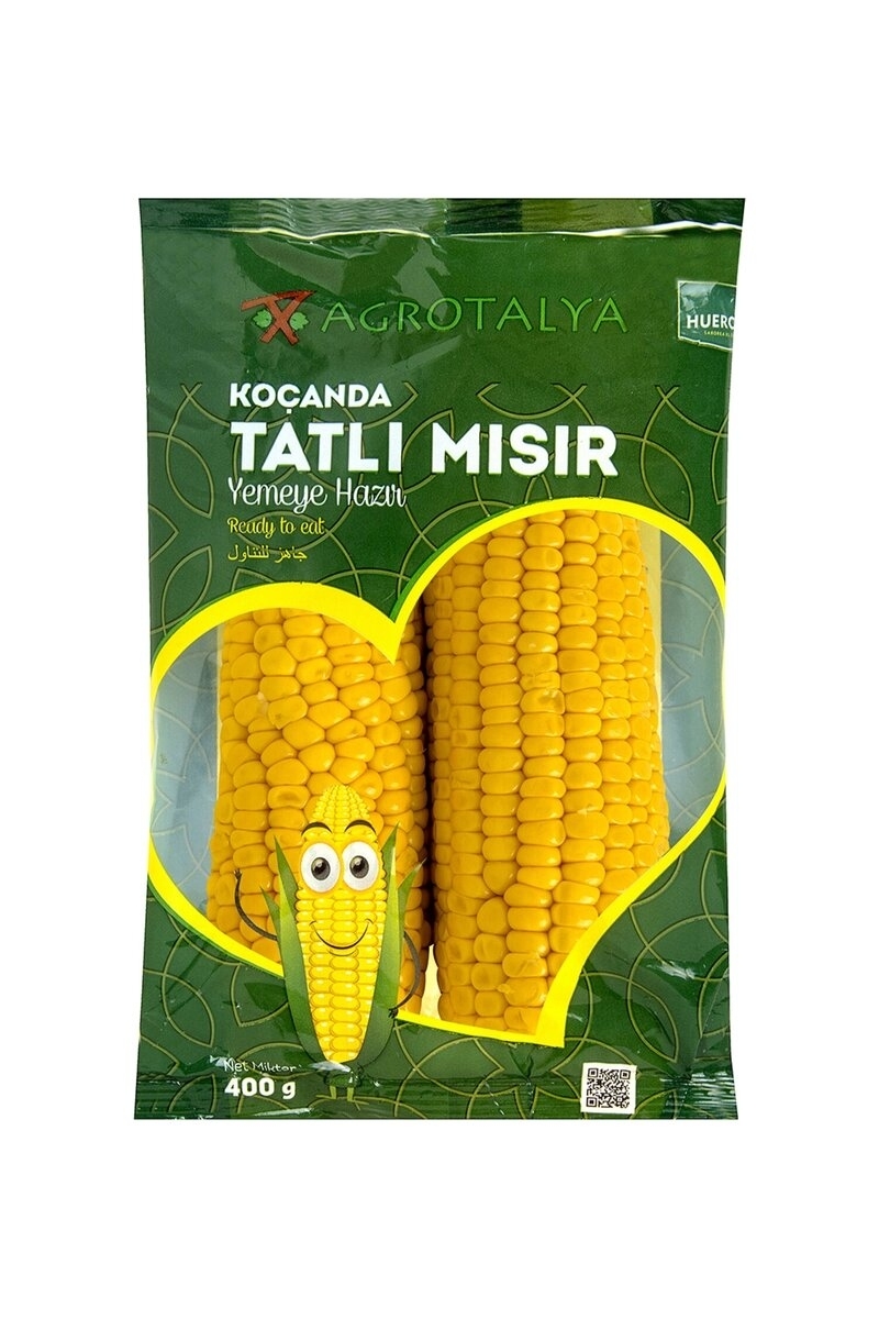 Mısır Haşlanmış Paket Adet 400 G