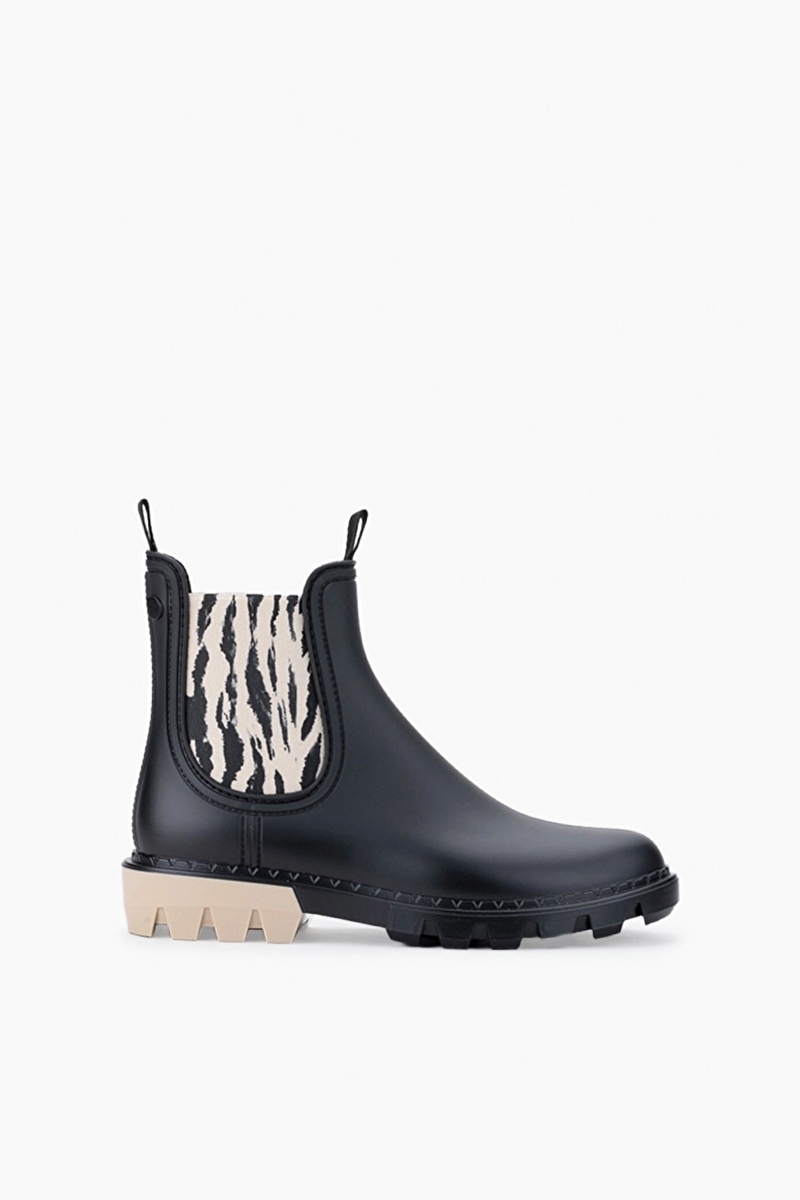 Igor Rock Black Zebra Kadın Yağmur Botu W10333