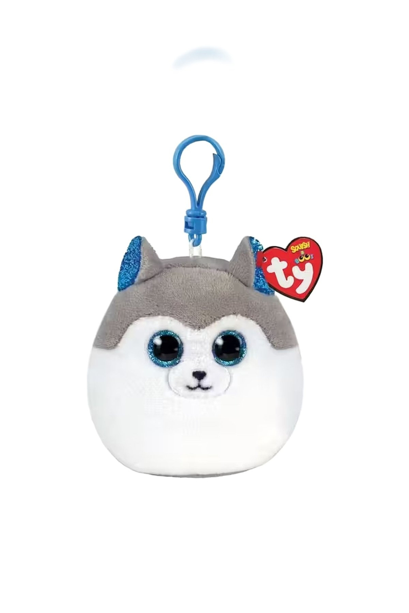 Ty Squishy Beanies Sibirya Kurdu Slush Pelüş Anahtarlık 12 Cm