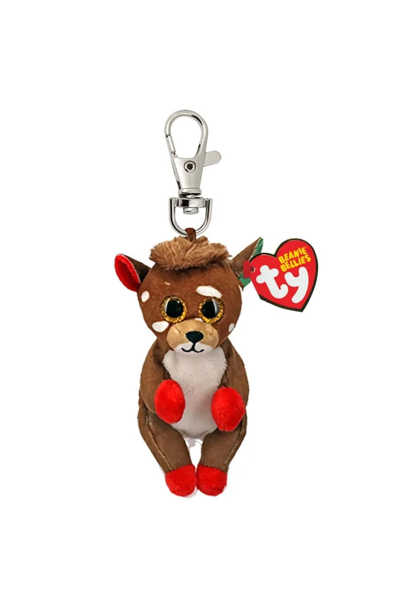 Ty Pelüş Beanie Bellies Ren Geyiği Juno Pelüş Anahtarlık 12 Cm