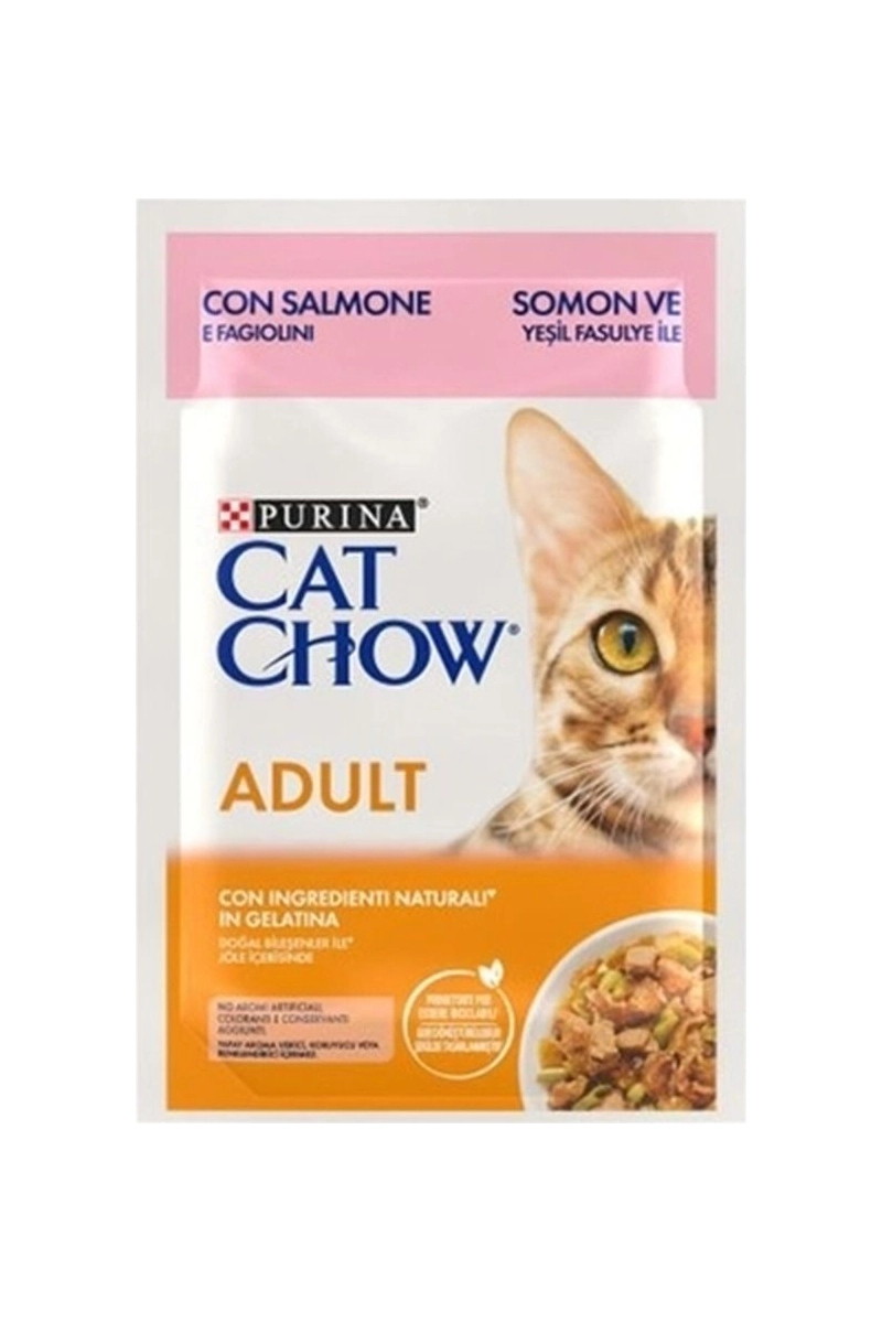 Purina Cat Chow Somonlu ve Sebzeli Yaş Kedi Maması 85gr