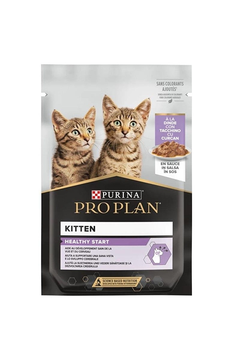 Pro Plan Sos İçinde Hindi Etli Yavru Kedi Maması 85g