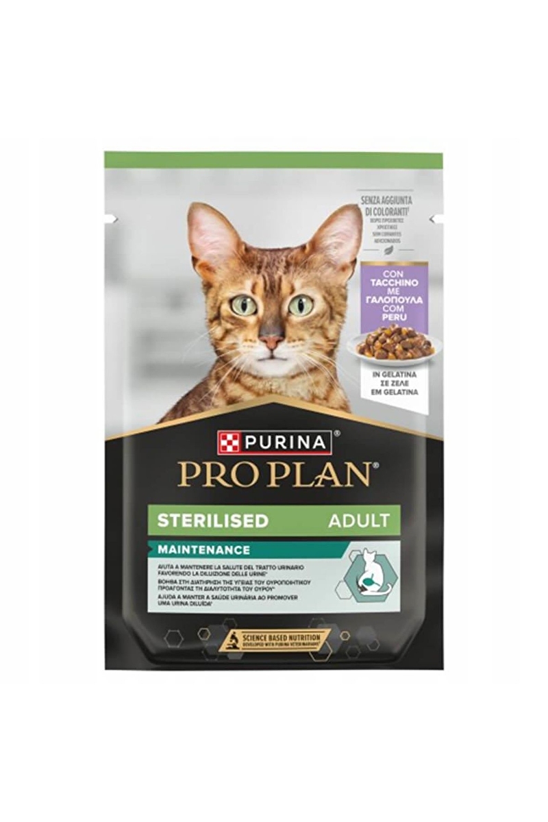 Pro Plan Sos İçinde Hindi Etli Kısırlaştırılmış Kedi Yaş Maması 85g