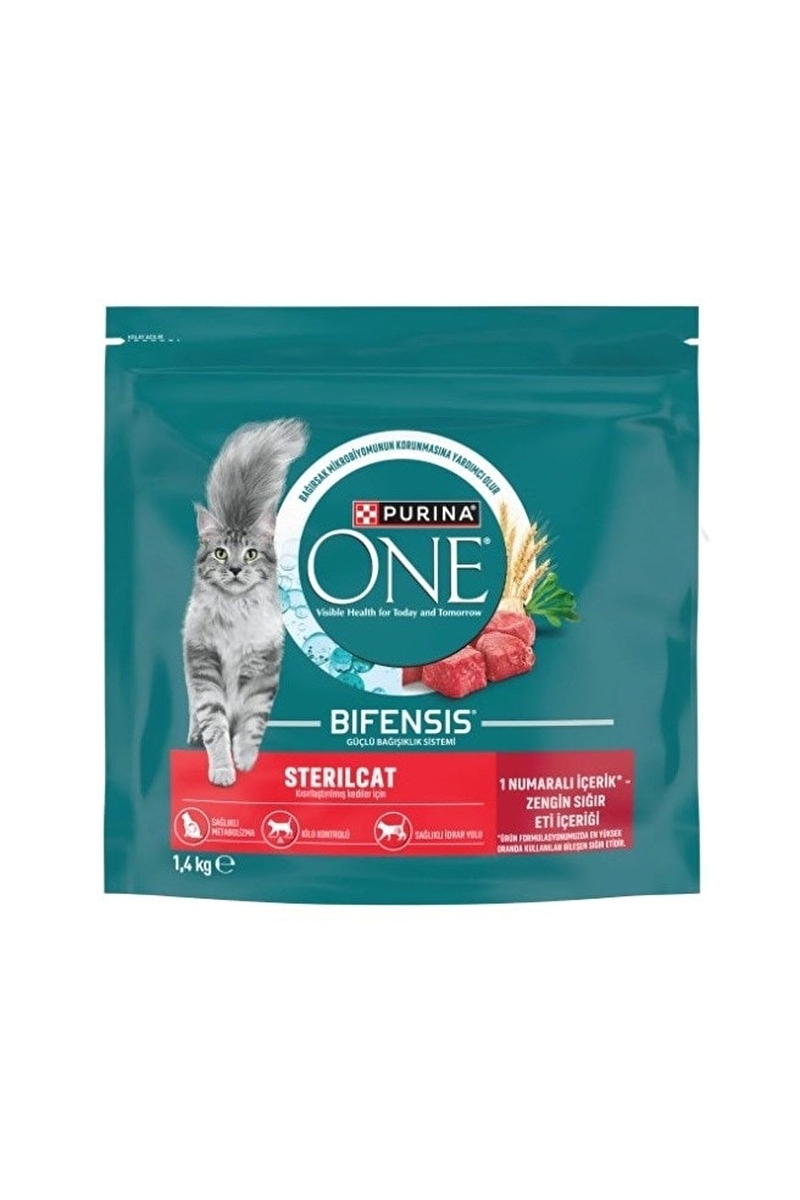 ONE STERILCAT Beef&Wheat 6x1.4kg TR