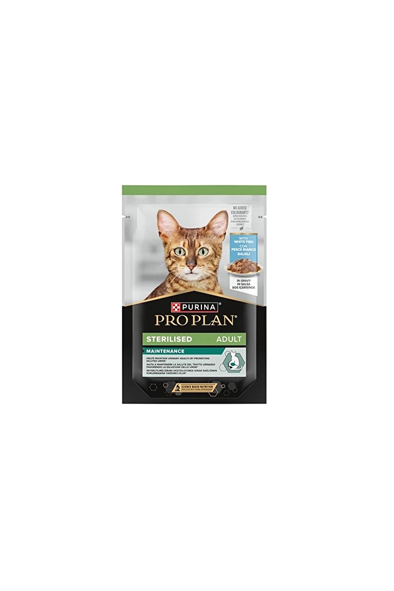 Pro Plan Sos İçinde Balıklı Kısırlaştırılmış Kedi Yaş Maması 85g