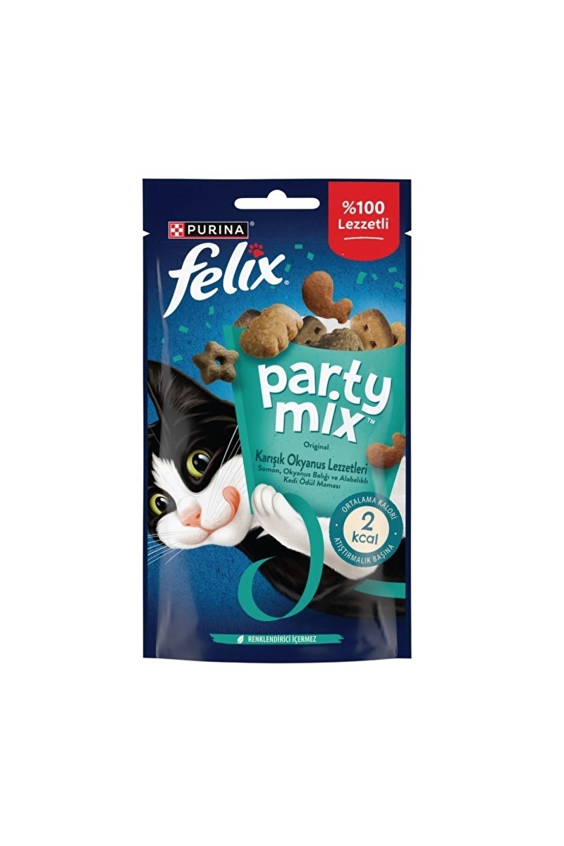 Felix Parti Mix Karışık Okyanus Lezzetleri Ödül Maması 60 g