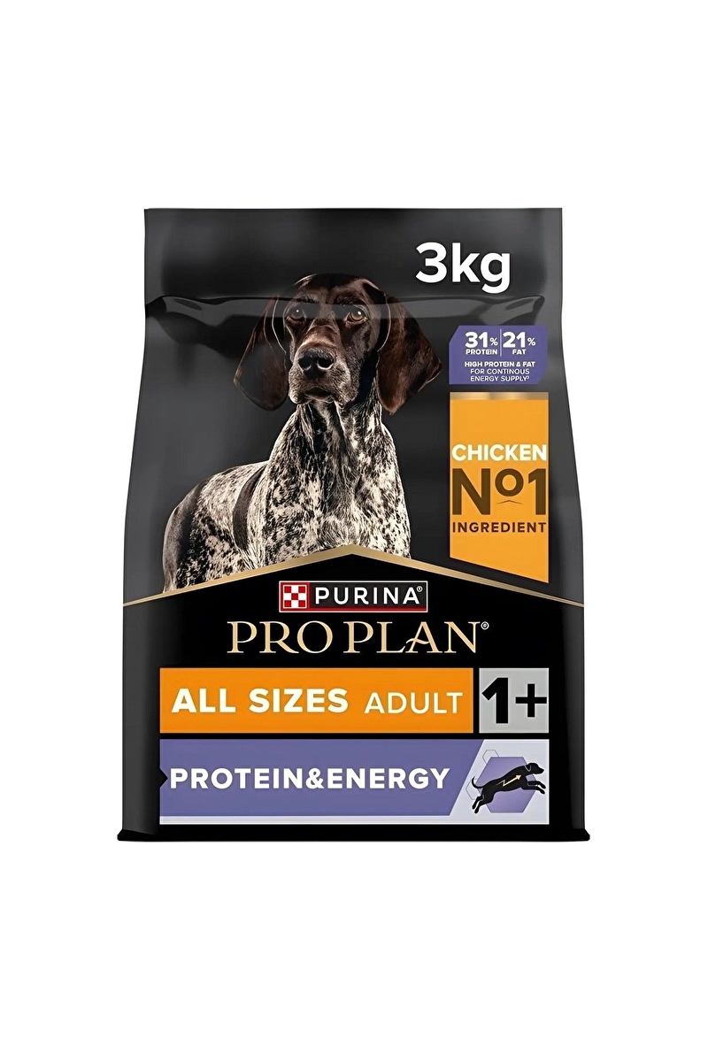 Pro Plan Bütün Irklar Protein Takviyeli Tavuklu Yetişkin Köpek Maması 3 kg