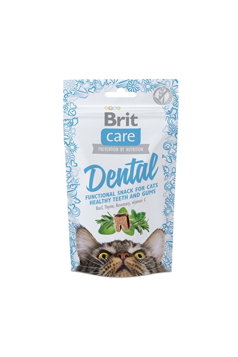 Brit Care Sağlıklı Dişler Ve Diş Etleri İçin, Tahılsız, Fonksiyonel Kedi Ödülü 50 gr