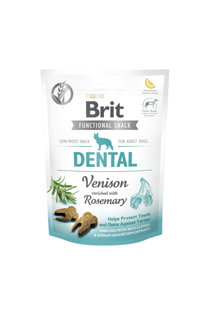 Brit Care Brit Dental Biberiye ve Geyik Etli Diş Sağlığı için Köpek Ödülü 150 g