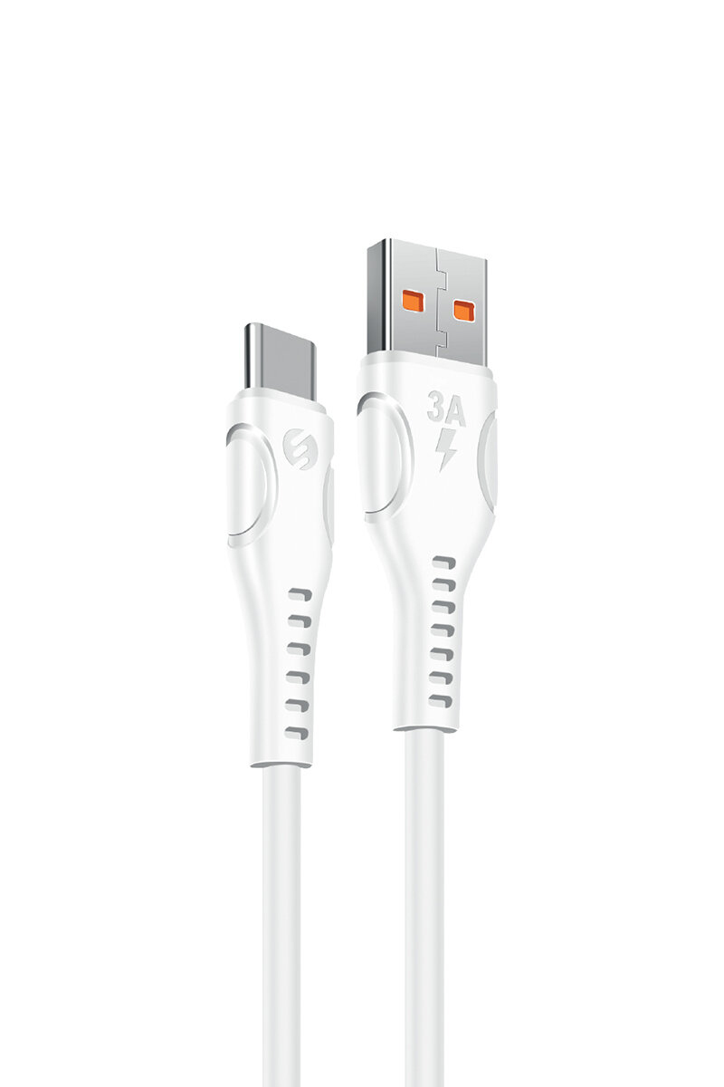 S-link SL-X243 3A Type-C Güvenli Hızlı Data + Sarj Kablosu