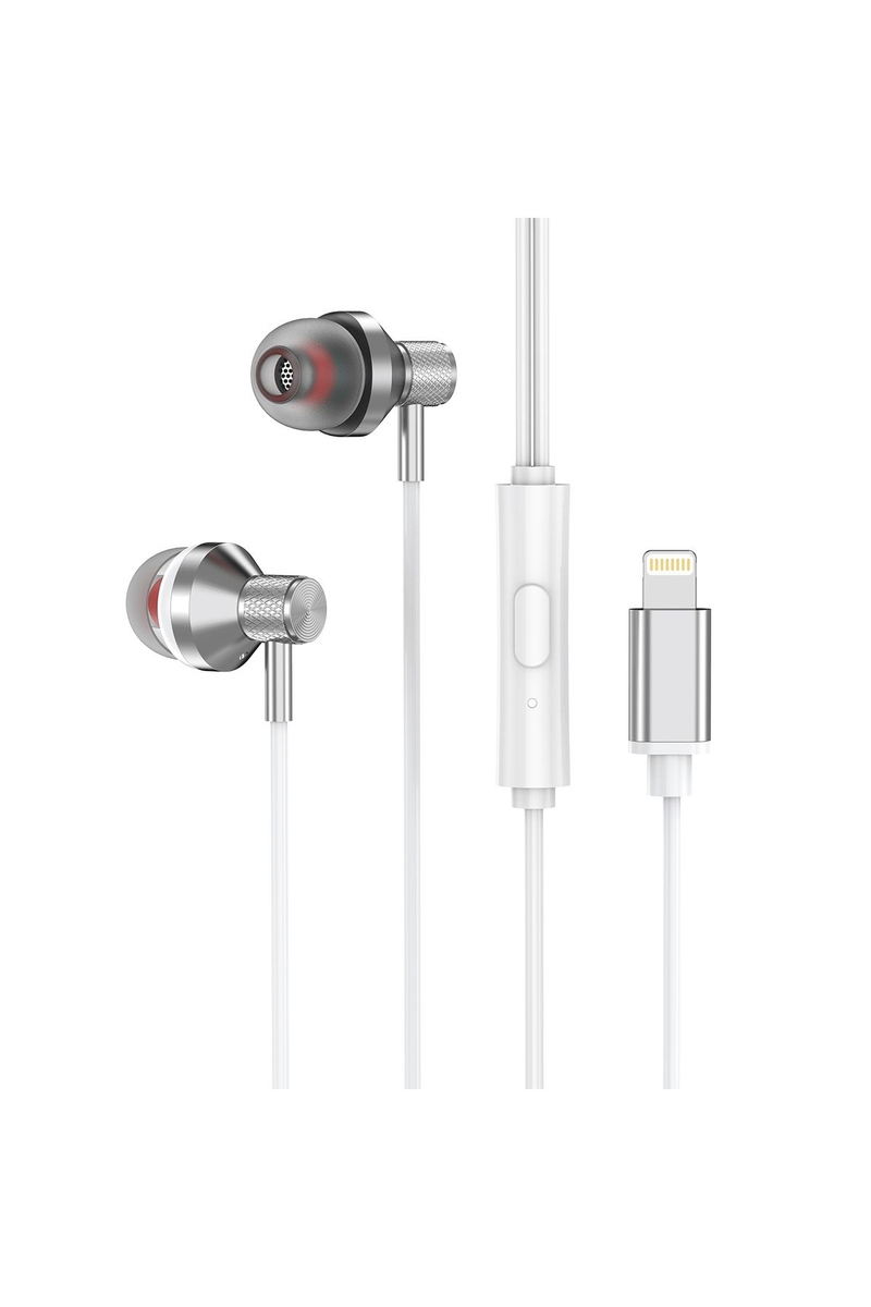 S-link SL-BTL03 Beyaz iPhone Telefon Uyumlu Lightning Konnektörlü Metal Bluetooth Kulaklık