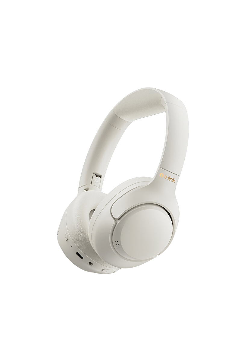 S-link DOOB Beyaz Hybrid ANC Bluetooth Kulaklık