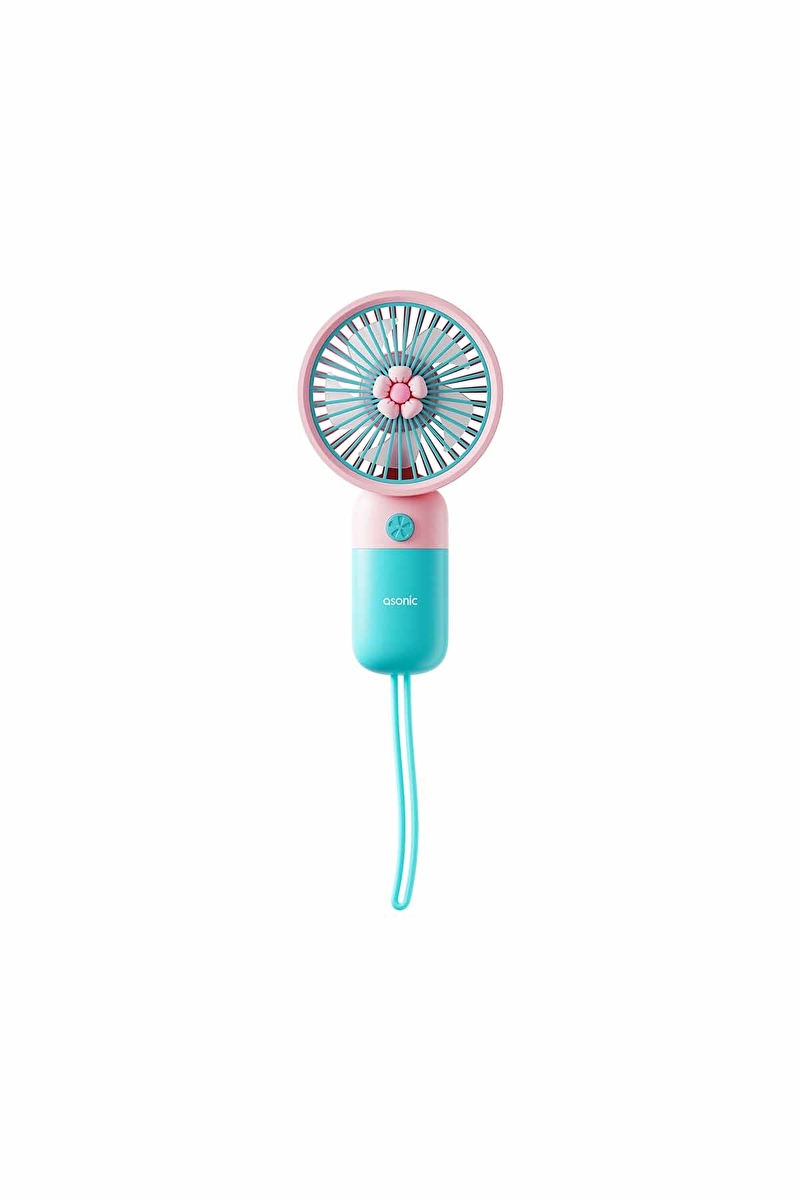 Asonic AFN24 Mavi 250mAh Elde Taşınabilir Masaüstü Usb Fan