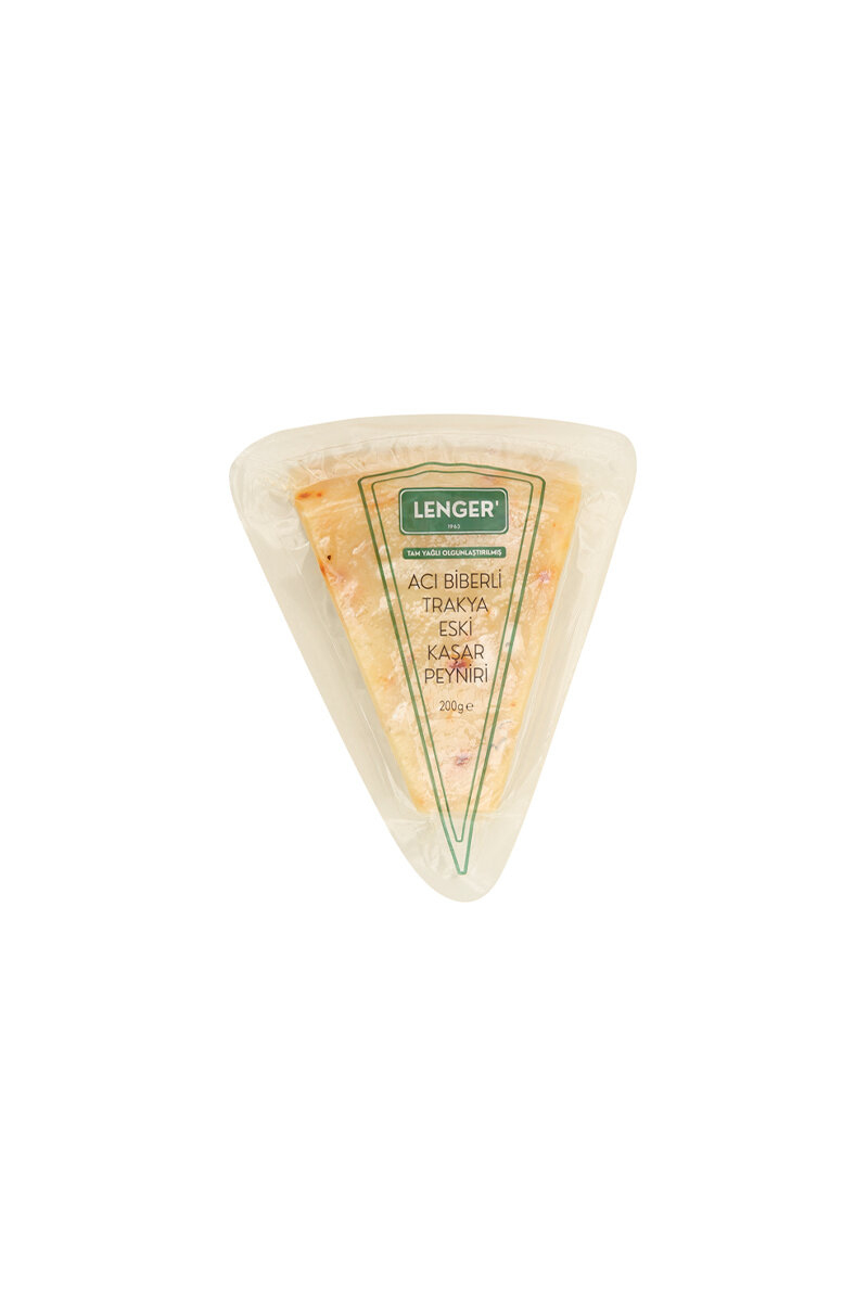Lenger Acıbiberli Trakya Eski Kaşar Peyniri 200 G